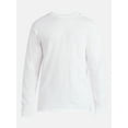 thumbnail image 5 of Athletic Works Men's and Big Men's Cotton Tee with Long Sleeves, Sizes S-3XL, 5 of 5