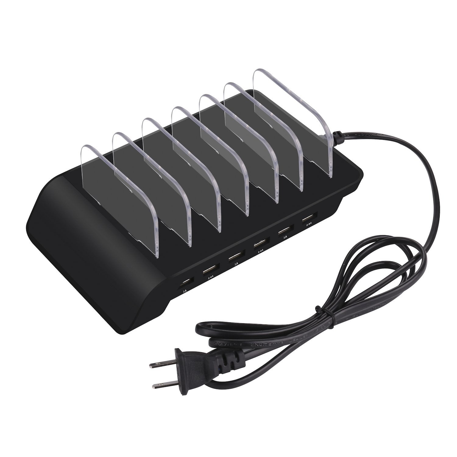 6 Port USB Charging Station Universal Desktop Tablet & Smartphone Multi
