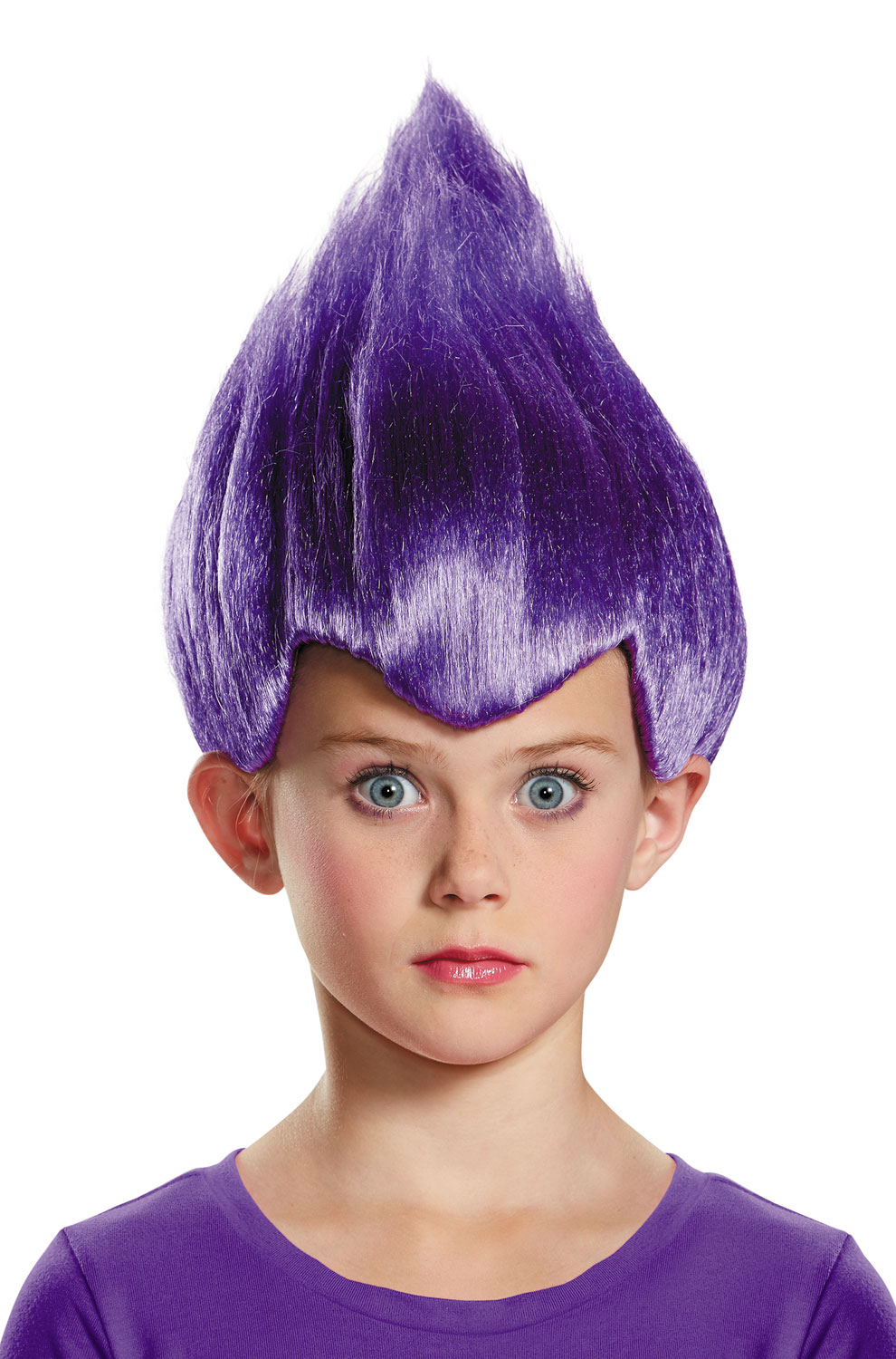 Perruque Trolls – Princesse Poppy – Rose – Déguisement – Dès 4 Ans