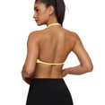 thumbnail image 4 of Endives Yoga Sport Bras Strappy Sports Bras Open Back Deep V Bras Casual Bralette Yoga Crop Top With Removable Cups Sports Bras for Women High Support, 4 of 6