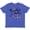 Vintage Royal Blue, variant on Inktastic Thankful and Blessed Inspirational Saying with Flowers Youth T-Shirt