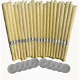 thumbnail image 1 of ZHAOCHENG Juego de 20 velas para los oídos con cera de abejas orgánica natural (bandeja de protección contra goteo, 10 unidades) Kit de velas para los oídos para el cuidado de la salud, 1 of 1