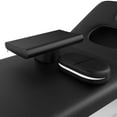 thumbnail image 5 of Stationary Massage Table Folding Bed with Backrest, Holaki Modern Heavy Metal Frame PU Leather Massage Bed with Storage Shelf for Treatment Table Physical Therapy Table Spa Facial Bed, Black, 5 of 9