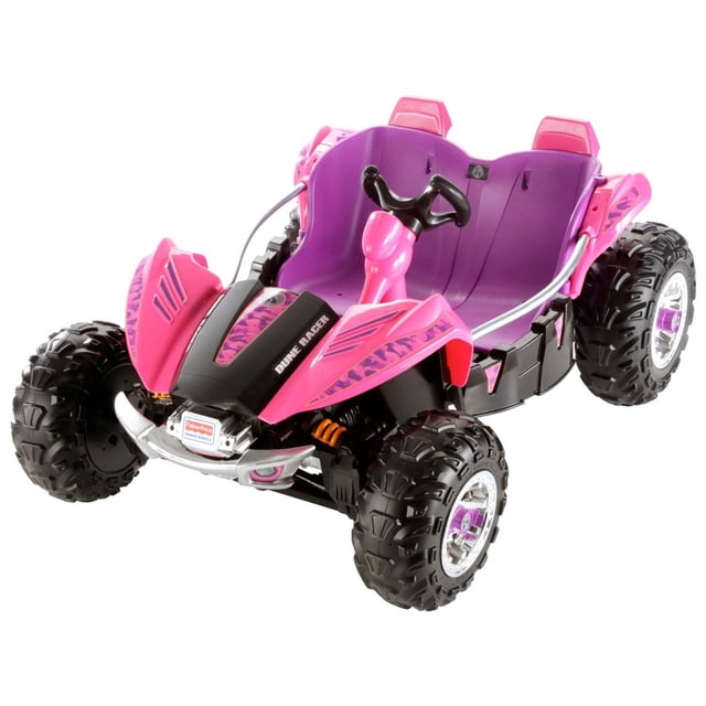 Fisher Price Girls Power Wheel Dune Racer 12V ATV Electric Ride-On | BCK89