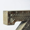 thumbnail image 3 of Handmade Eco-Friendly Wall Mount & Table Top Décor Gray Antique "Z" Wood Alphabet Letter Block, 3 of 8
