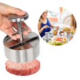 thumbnail image 3 of Alg Homemiyn Prensa para hamburguesas, Prensa para hamburguesas de acero inoxidable de primera calidad, Máquina para hacer hamburguesas ajustable, 3 of 5