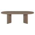 thumbnail image 6 of Evelyn&Zoe Scandinavian 48" Wide Antiqued Gray Oak Coffee Table, 6 of 7