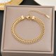 thumbnail image 1 of Pulsera de acero de titanio Pulsera de moda personalizada sencilla y combinable para mujer, 1 of 6