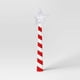 thumbnail image 5 of Decoraciones navideñas, adornos navideños, varita mágica con forma de árbol de Navidad, estrella brillante a rayas rojas y blancas, control remoto para luces de árbol de Navidad, 5 of 9