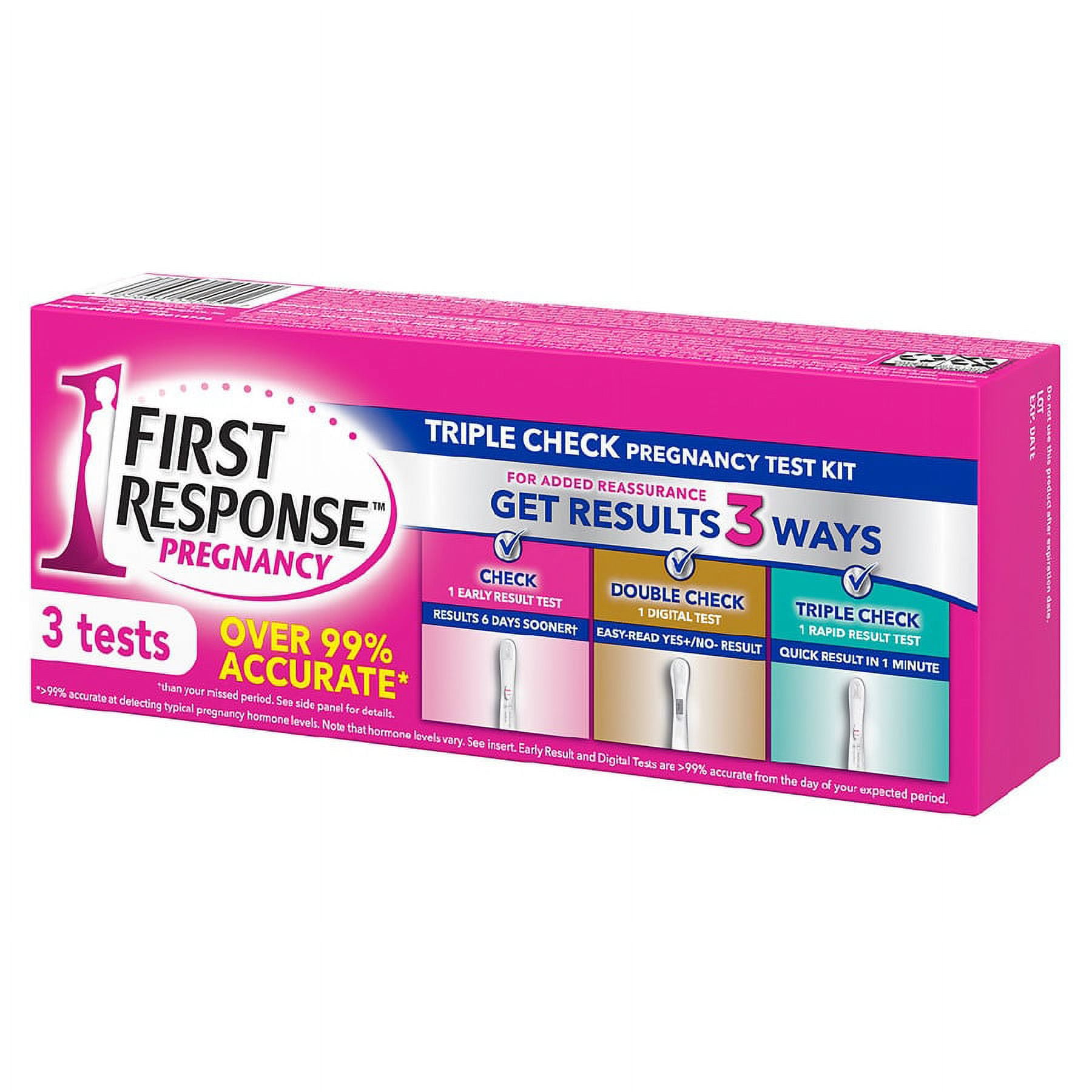 Page 1 - Reviews - First Response, Triple Check Pregnancy Tests, 3