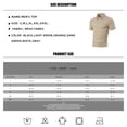 thumbnail image 3 of New Fashion Sets Men's Leisure Tracksuit Set Sports Casual Short Sleeve Solid Color Polo Shirt+Shorts Streetwear 2 Piece Suits, 3 of 5