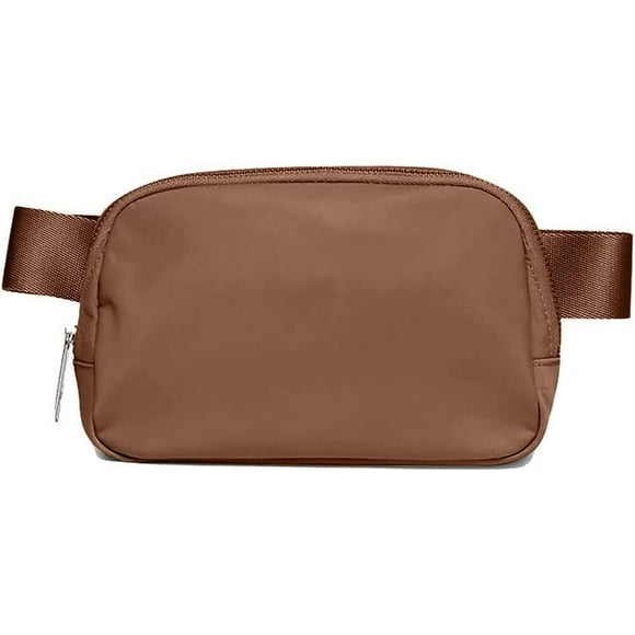 shiyou-Everywhere Belt Bag LuLu Fanny Pack Adjustable Fashion Lemon Crossbody Waist Bags Small Waterproof Fanny Pack for Women Men (Brown)