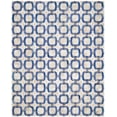 thumbnail image 2 of SAFAVIEH Studio Leather Raphael Geometric Area Rug, Ivory/Multi, 8' x 10', 2 of 7