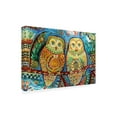 thumbnail image 4 of Trademark Fine Art 'Byzantine Owls' Canvas Art by Oxana Ziaka, 4 of 4