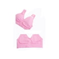 thumbnail image 4 of INSPIRE CHIC Women's Removeable Pads Seamless Wirefree Sleep Vest Tops Sports Yoga Bras XXXL fit 38A/B Pink, 4 of 5