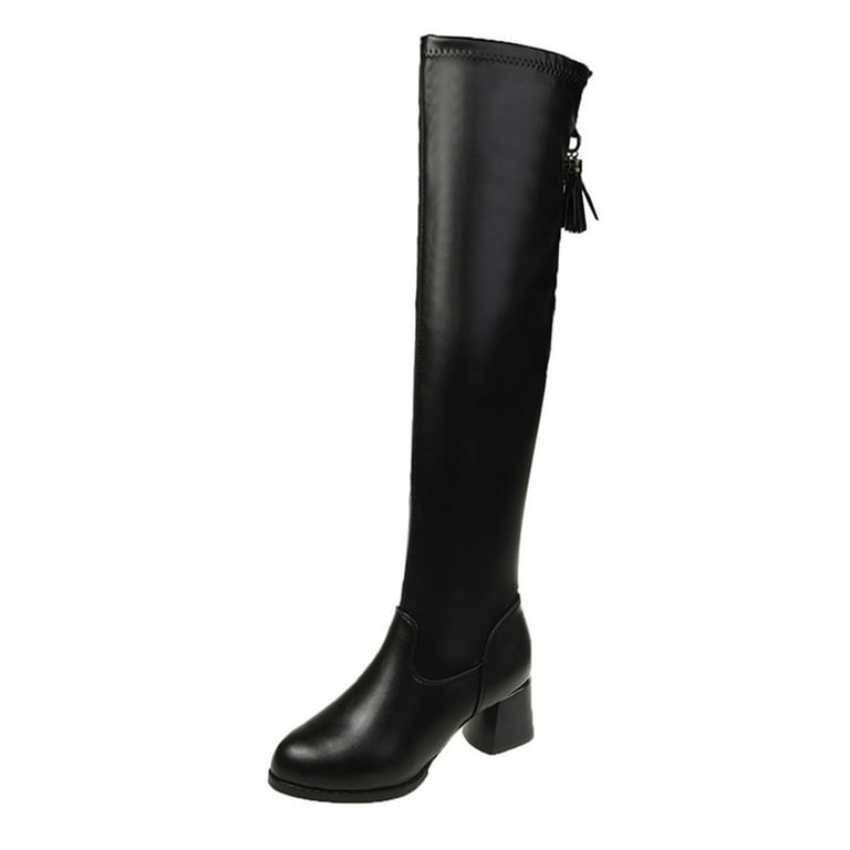 jsaierl Women's Over The Knee Thigh High Boots Chunky High jsaierl Women's Over The Knee Thigh High Boots Chunky High