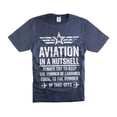 thumbnail image 3 of Mens Funny Aviation T-shirt Aviation In A Nutshell T-Shirt Aviation Joke Shirt Funny Saying Tee (XX-Large Black), 3 of 6