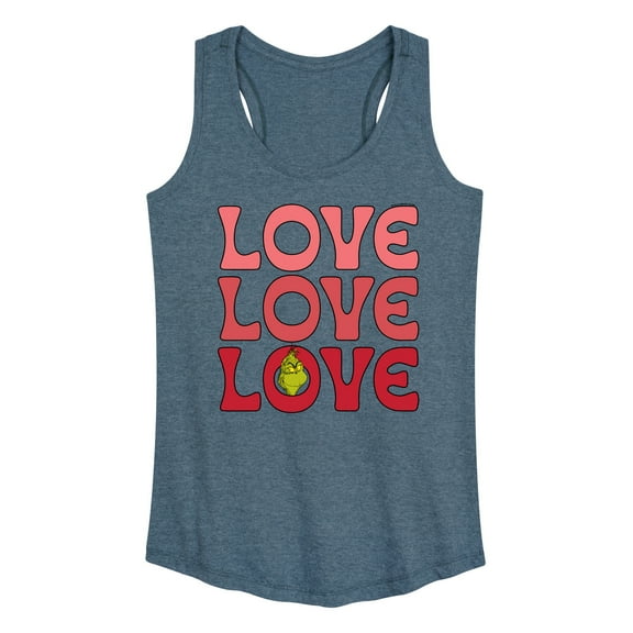 The Grinch - Grinch Love Stack - Women's Racerback Tank Top