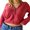 Red, variant on Women Zip Up Hoodie Y2k Vintage Long Sleeve Knitted Sweatshirt 90s Coat Jacket Streetwear