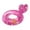 Pink, variant on Swimming Ring Floating PVC Swimming Pool Water Swim Ring Folding Middle Mesh Summer Inflatable Bed