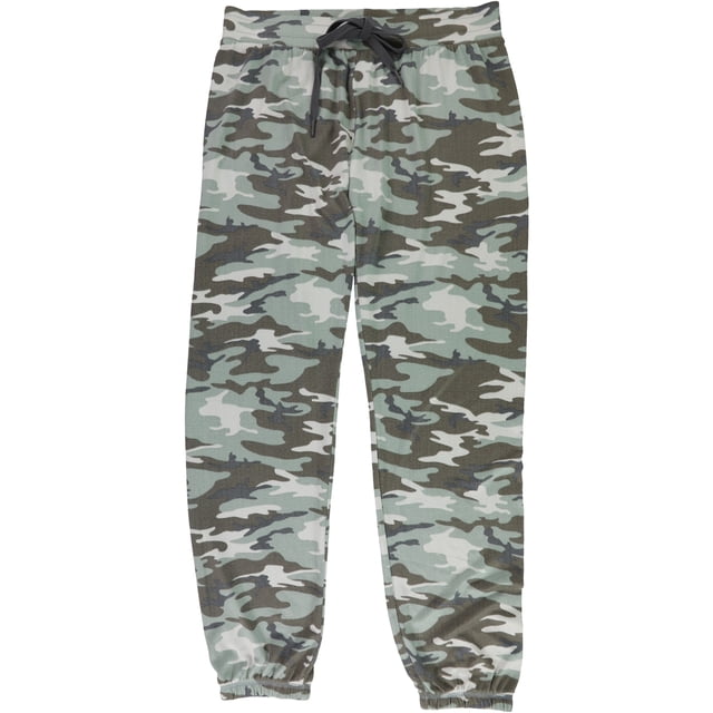 Pantalones de Pijama Lounge Affair Estampado de Camuflaje Verde Mediano