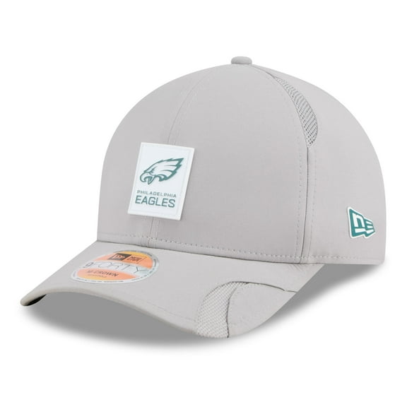 Men's New Era Gray Philadelphia Eagles 2025 Sideline M-Crown 9FORTY Adjustable Hat