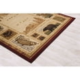 thumbnail image 5 of HR Cabin Rug Modern Geometric Design Cabin Rug Abstract Beige / Multi 2' x 3', 5 of 5