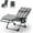 Gray, variant on Easy4Home 2 pcs Zero Gravity Lounge Chairs, Foldable Reclining Camping Chairs
