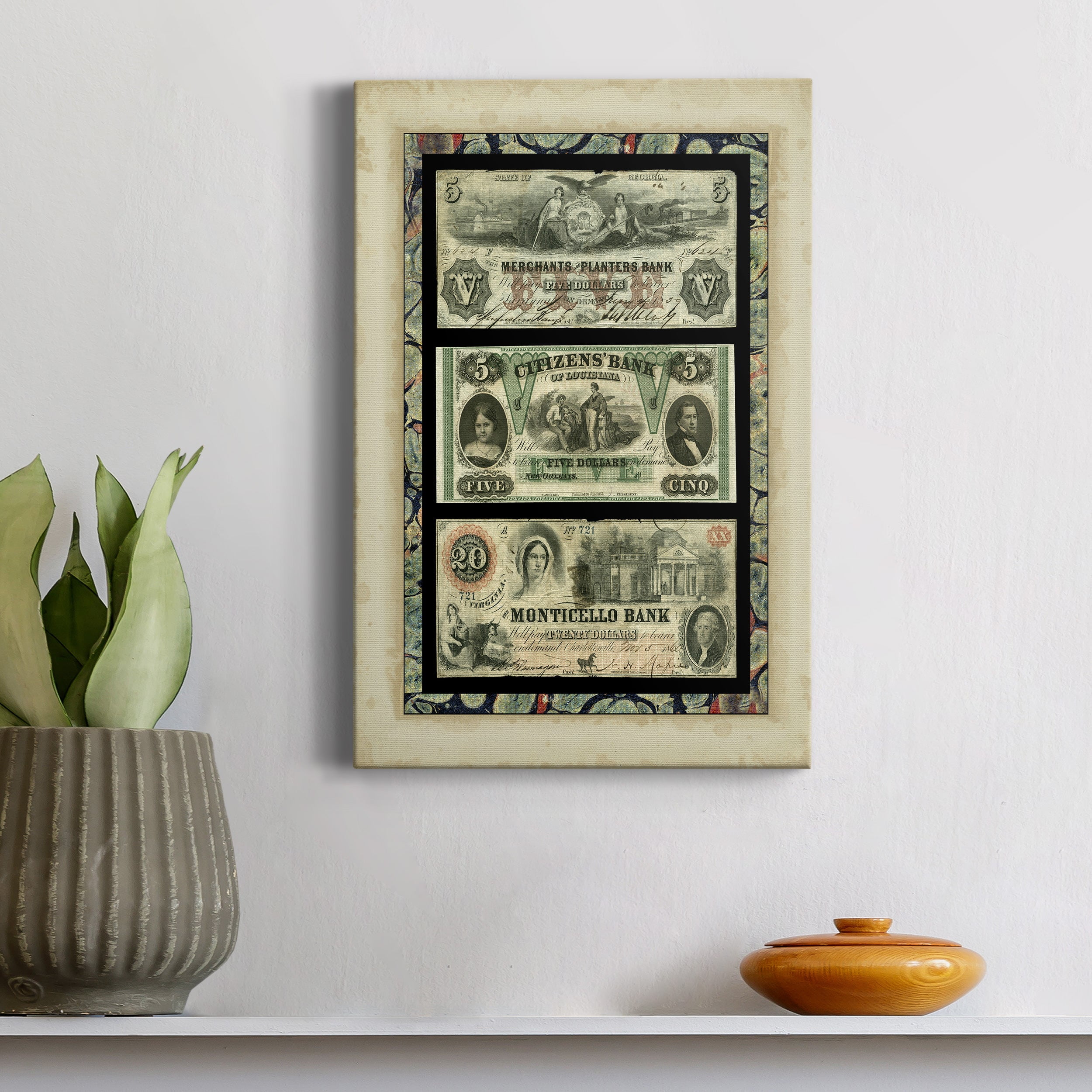 Money Money Money IV Premium Gallery Wrapped Canvas - Ready to Hang