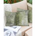 thumbnail image 5 of Sage Green Gray Throw Pillow Cover Case, Couch Sofa Bed Pillowcase, Soft Decorative Lumbar Pillow Protector, Farmhouse Chic Modern Abstract Art 16x24Inch Reversible Pillow Shams with Zipper, 5 of 6