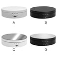thumbnail image 2 of Display Table Rotating Photography Stand Electric Load Plastic Mini Turntable for Jewelry Show, Silver Black, 2 of 7
