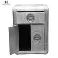 thumbnail image 3 of Aviator Aero Aluminum Side End Table,Bed Side One Drawer,2 Doors Han, 3 of 3
