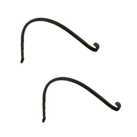 

16 in. Arc Wall Bracket Black - Pack of 2