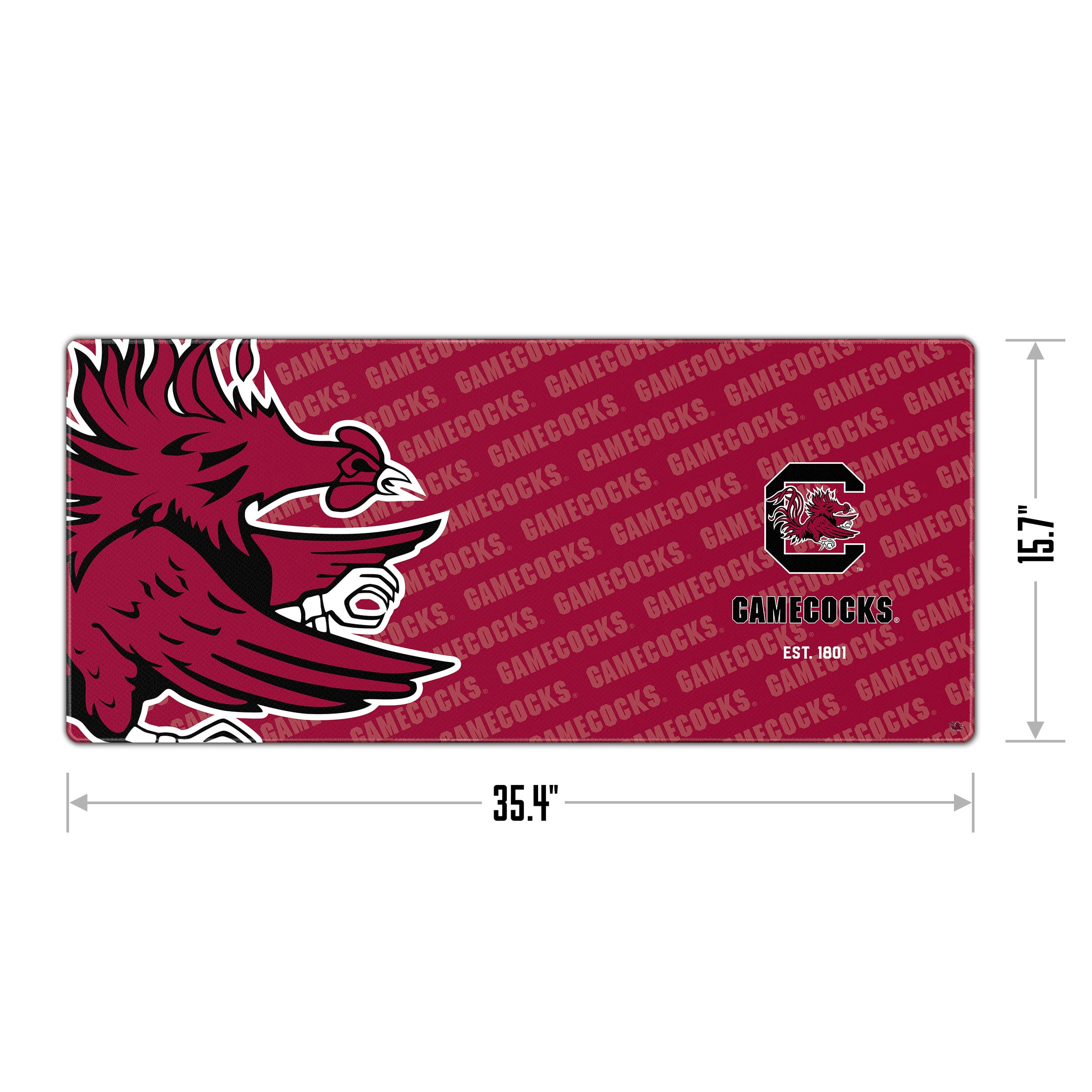 YouTheFan NCAA South Carolina Gamecocks Logo Series Desk Pad