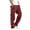A-Wine, variant on Mens Pants Athletic Fit Stretch Fashion Drawstring Elastic Waist Solid Color Casual Running Sweatpants With Pockets Workout Mens Pants