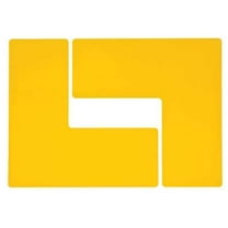 Brady Floor Tape,Yellow,4 inx10 in,L,PK20 104457