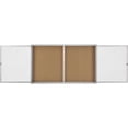 thumbnail image 2 of Global Industrial 2 Door Enclosed Cork Bulletin Board, 60"W x 36"H, 2 of 6
