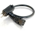 thumbnail image 2 of 6FT UNIVERSAL 16AWG POWER CORD WITH EXTRA OUTLET, 2 of 3