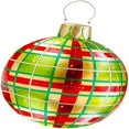 thumbnail image 1 of Outdoor Christmas Inflatable Decorated Ball Giant Christmas Inflatable Ball Christmas Tree Decorations Outdoor Decorations Holiday Inflatables Balls Decoration with Pump, 1 of 8