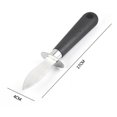 thumbnail image 2 of Brillar Cuchillo para descascarar ostras, abridor de ostras, acero inoxidable de grado alimenticio de alta dureza, tecnología de cuchilla profesional, fácil de usar, paquete de 2, 2 of 5