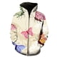 thumbnail image 1 of Sudadera con capucha y cremallera para hombre, con estampado 3D de mariposas y dibujos animados de otoño, estilo Harajuku, estilo hip hop, chándal, 1 of 6