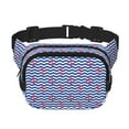 thumbnail image 1 of Balery Nautical Anchors Mochila Cinturón para Mujeres y Hombres, Bolsa de Cintura Impermeable de Doble Capa con Correa, 1 of 9