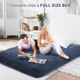 thumbnail image 5 of 2-in-1 Giant Bean Bag Chair Bed for Adults | Convertible Folding Sofa Bed Lounger | Ultra Soft Corduroy Floor Couch with Removable Washable Cover | Perfect for Living Room, Dorm Room, 5 of 8