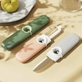 thumbnail image 6 of Gnmfd 2-in-1 Double Headed Fruit Knife Multi-Functional Peeling Slicing Tool Stainless Steel Blades for Fruits Vegetables Office Home Kitchen Portable Precise Cutting Salad Dessert Prep, 6 of 7