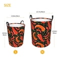 thumbnail image 5 of Kll Red Hot Chili Waterproof Foldable Laundry Hamper Bucket With Handles For Storage Bin,Kids Room,Home Organizer (Medium), 5 of 8