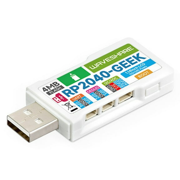 RP2040 GEEKs Development Board with 1.14inch Color Color LCD for Geeks