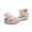 Pink, variant on LIIPEE Girls Sandals Summer Fashion Cute Bowknot Adjustable Strap Open Toe Non- Soft Flat Sole Shoes Toddler Cozy Pool Beach Outdoor Princess Sandal,Pink,7-8 Years