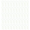 thumbnail image 1 of Miangastore 100 Pcs Rouleaux de Rail de Rideau Flexibles Balancelles Silencieuses Accessoires de Rideau, 1 of 9