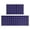 Blue and Black Checkered Pattern, variant on Purple and Brown Checkered Pattern Anti Fatigue Kitchen Rugs Set Of 2, Non Slip Washable Decorative Floor Mats for Kitchen Sink Laundry, 17"x30" and 17"x47"