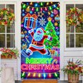 thumbnail image 5 of 35*70" Christmas Luminous banner Door Banner/cover Background/holiday Party Decoration/Christmas Decorative Hanging Cloth A, 5 of 6